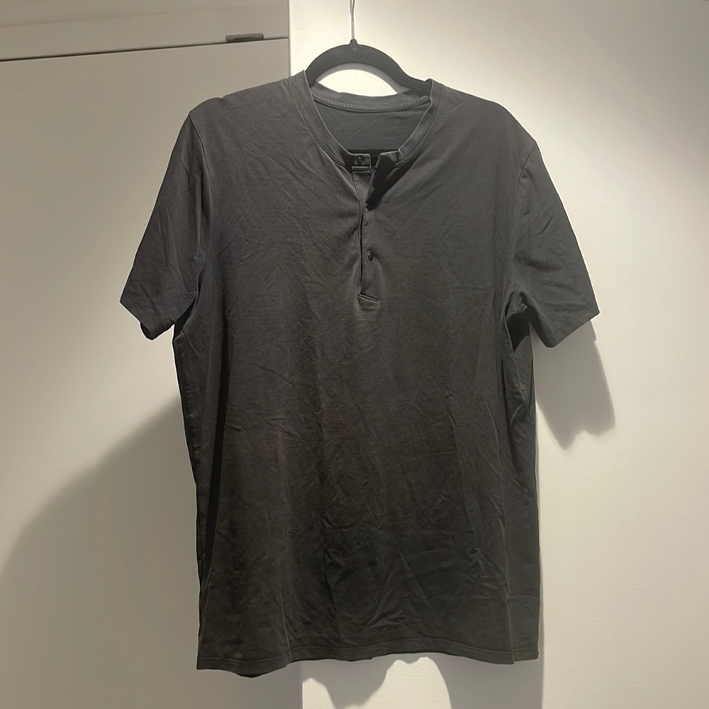 Black Lulu lemon henley shirt